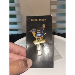 Vintage Colorful Metal‎ Bird Book Mark New In Package